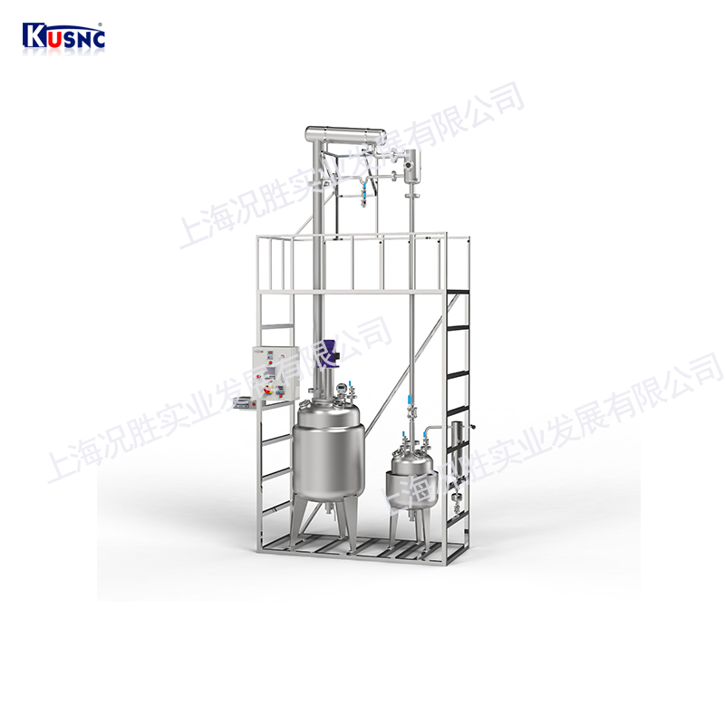 200L定制型不銹鋼精餾釜3D展示圖