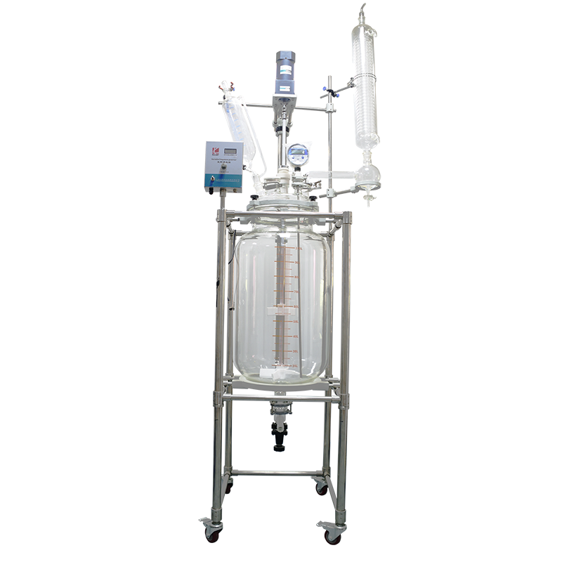100L單層玻璃反應釜800 100L單層玻璃反應釜800