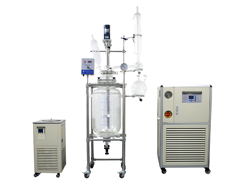 50L雙層玻璃反應釜套裝 50L雙層玻璃反應釜套裝