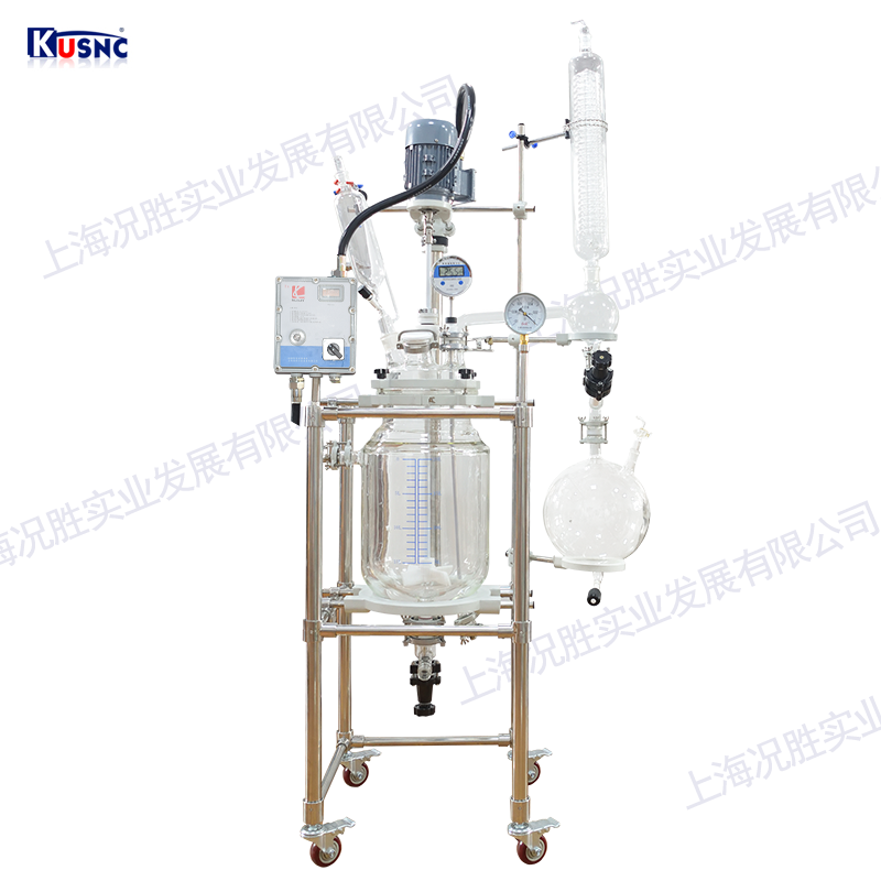 50L防爆玻璃反應(yīng)釜正面 50L防爆玻璃反應(yīng)釜正面