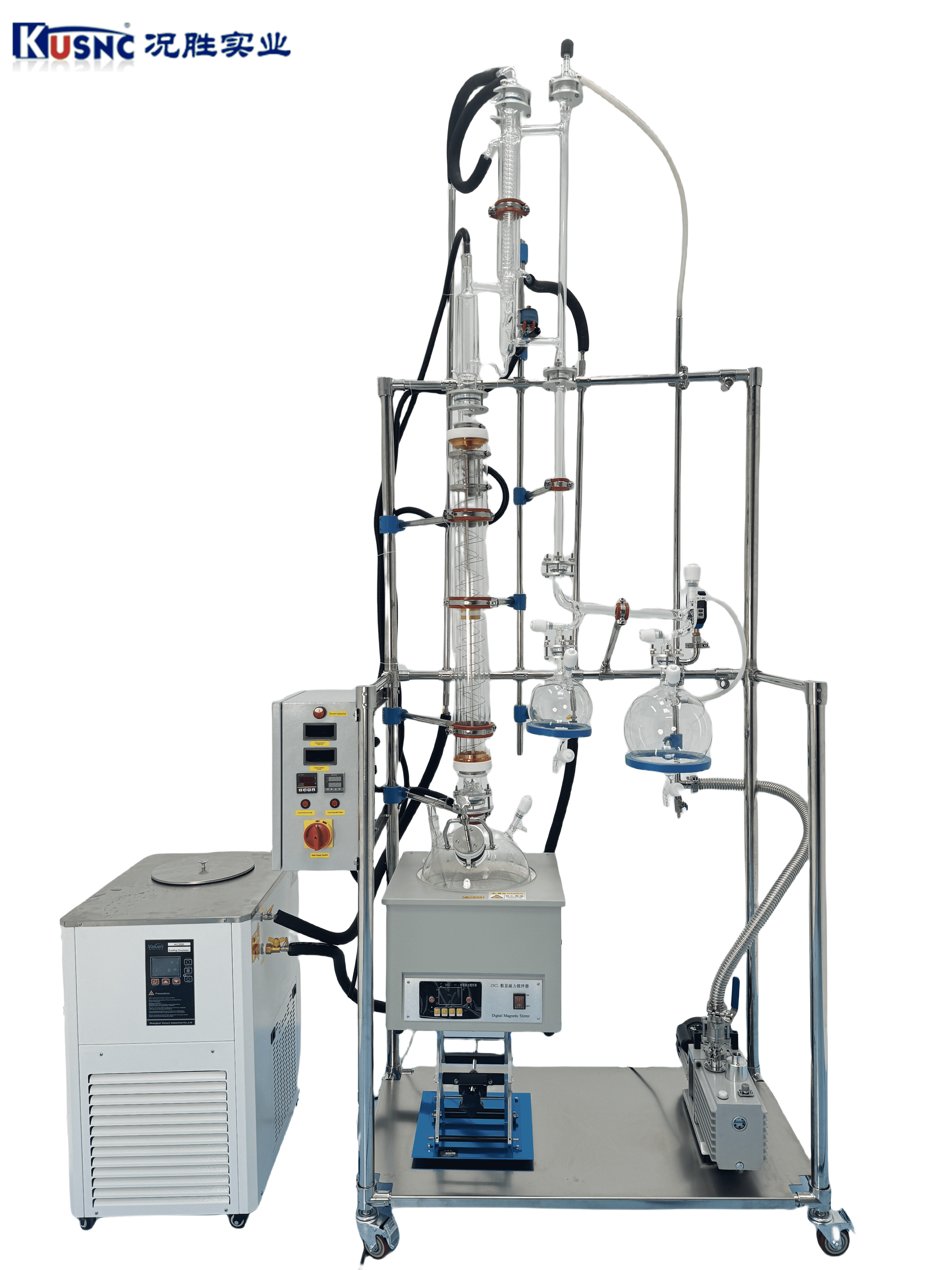 10L玻璃精餾塔 10L玻璃精餾塔