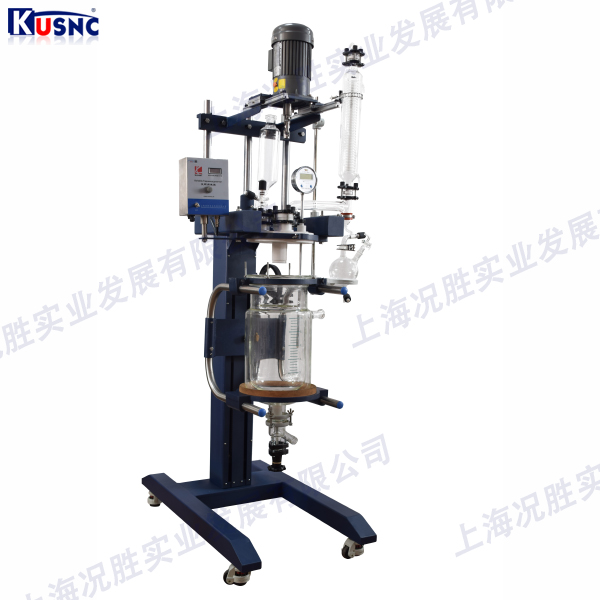 10L升降式雙層玻璃反應釜